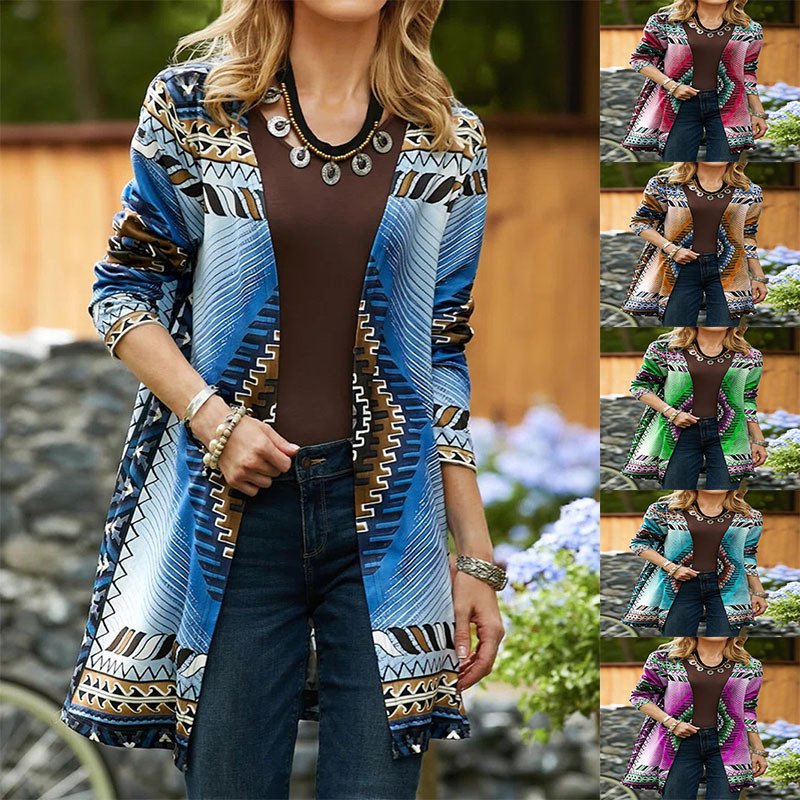 Women’s Native Long Sleeve Cardigan Top | Western